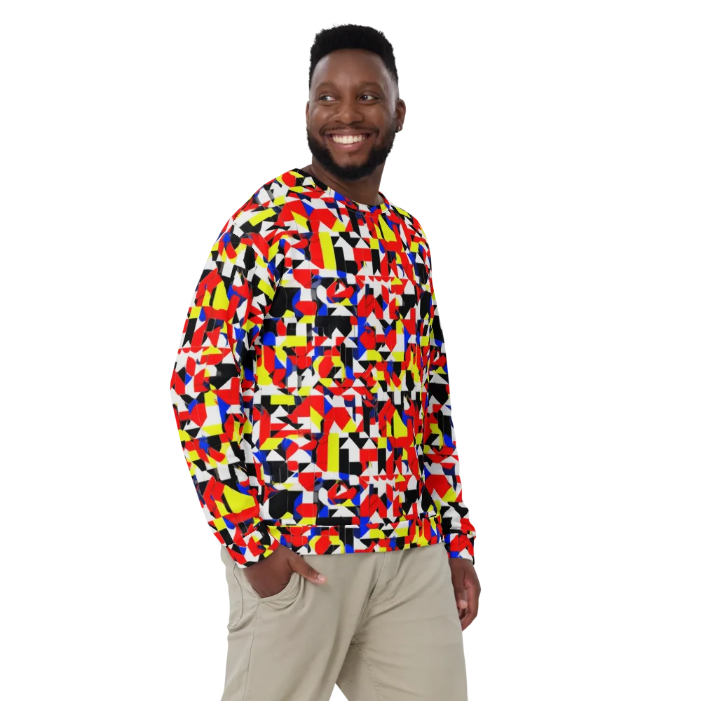 Electric Tesselation on Sweatshirt — Front