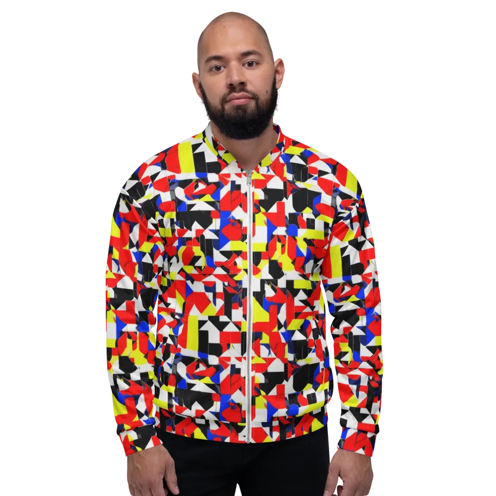 Electric Tesselation on Bomber Jacket — Front