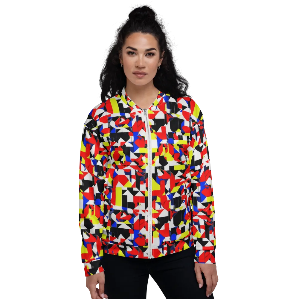 Electric Tesselation on Bomber Jacket — Front
