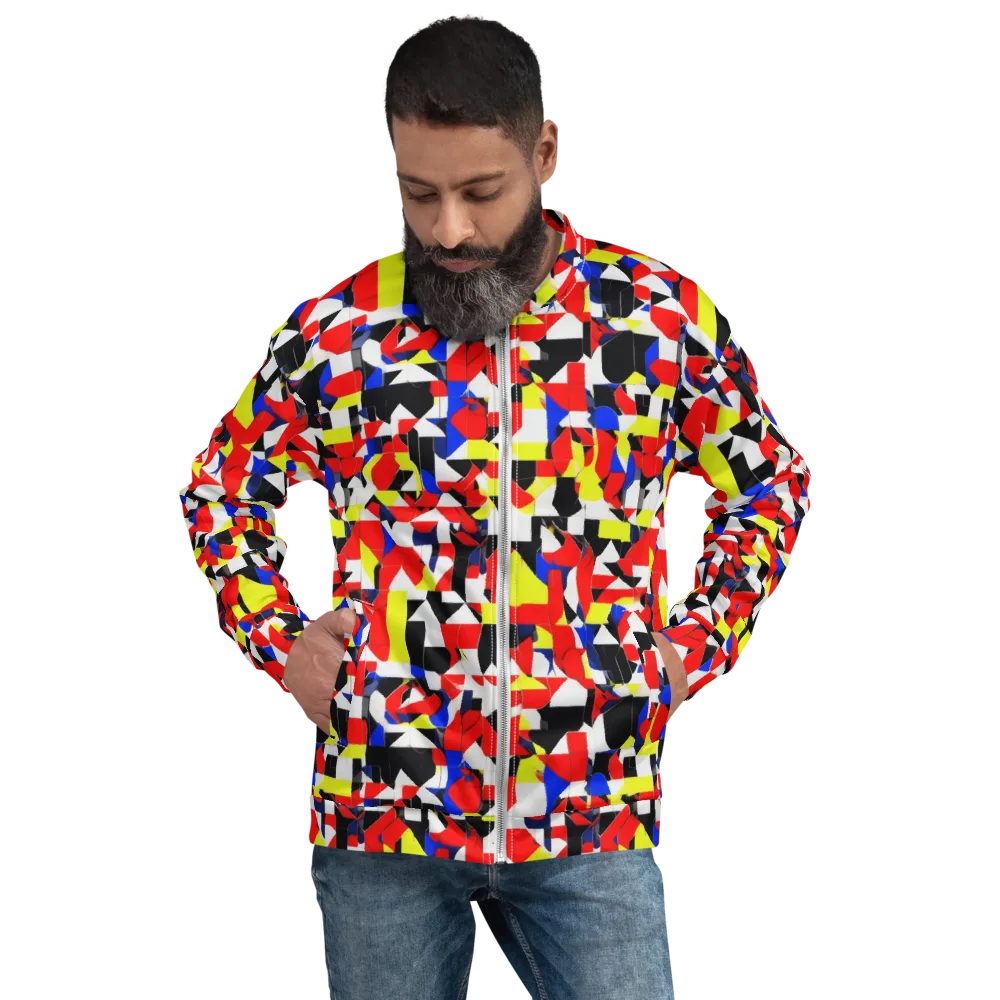 Electric Tesselation on Bomber Jacket — Front