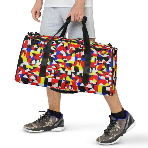 Electric Tesselation on a Duffle Bag