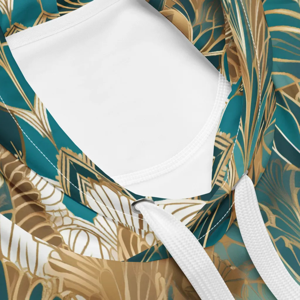 Gilded Peacock Garden on Hoodie — Product details 2