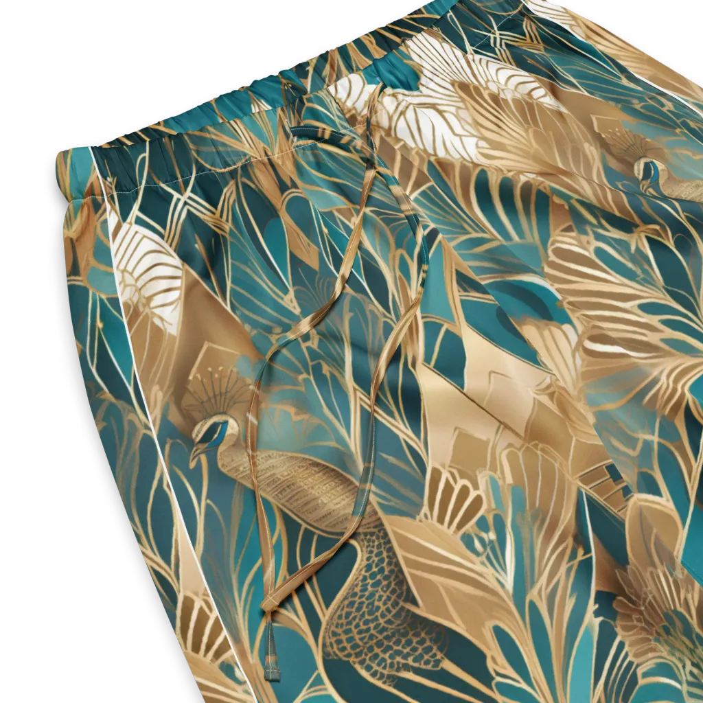 Gilded Peacock Garden on Women's Pajama Pants — Product details