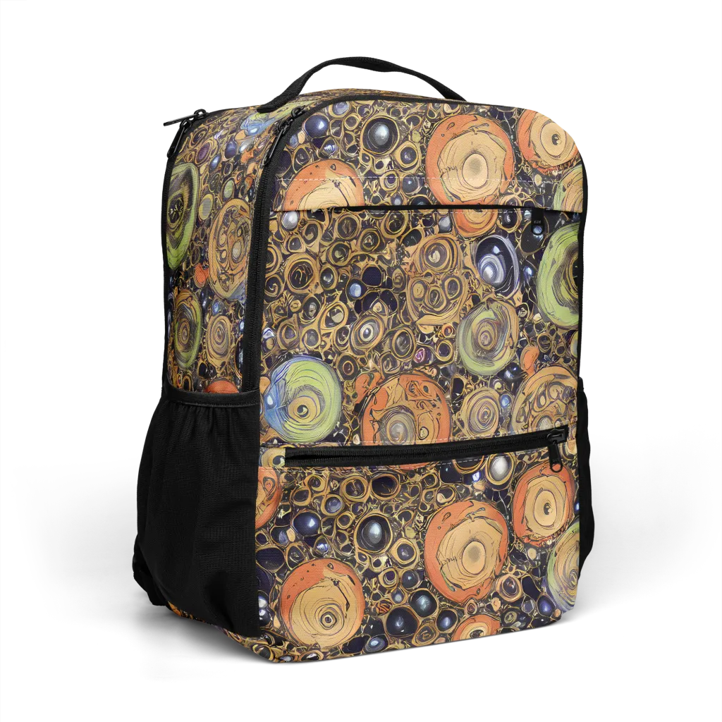 Crescent Echoes on Utility Backpack — Right Front