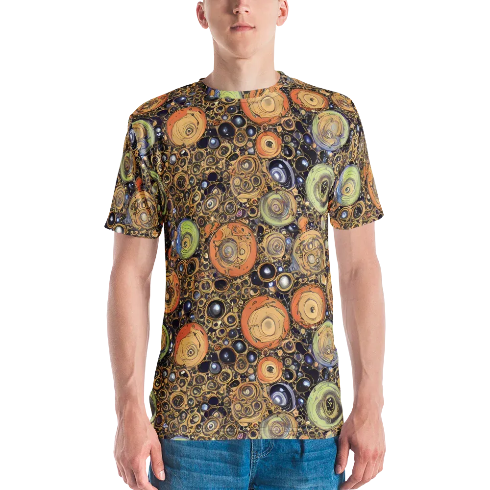 Crescent Echoes on Men's Crew Neck T-Shirt — Front