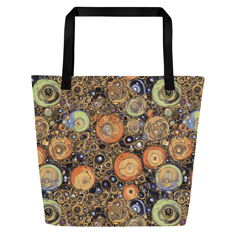 Crescent Echoes on Large Tote Bag W/ Pocket — Front