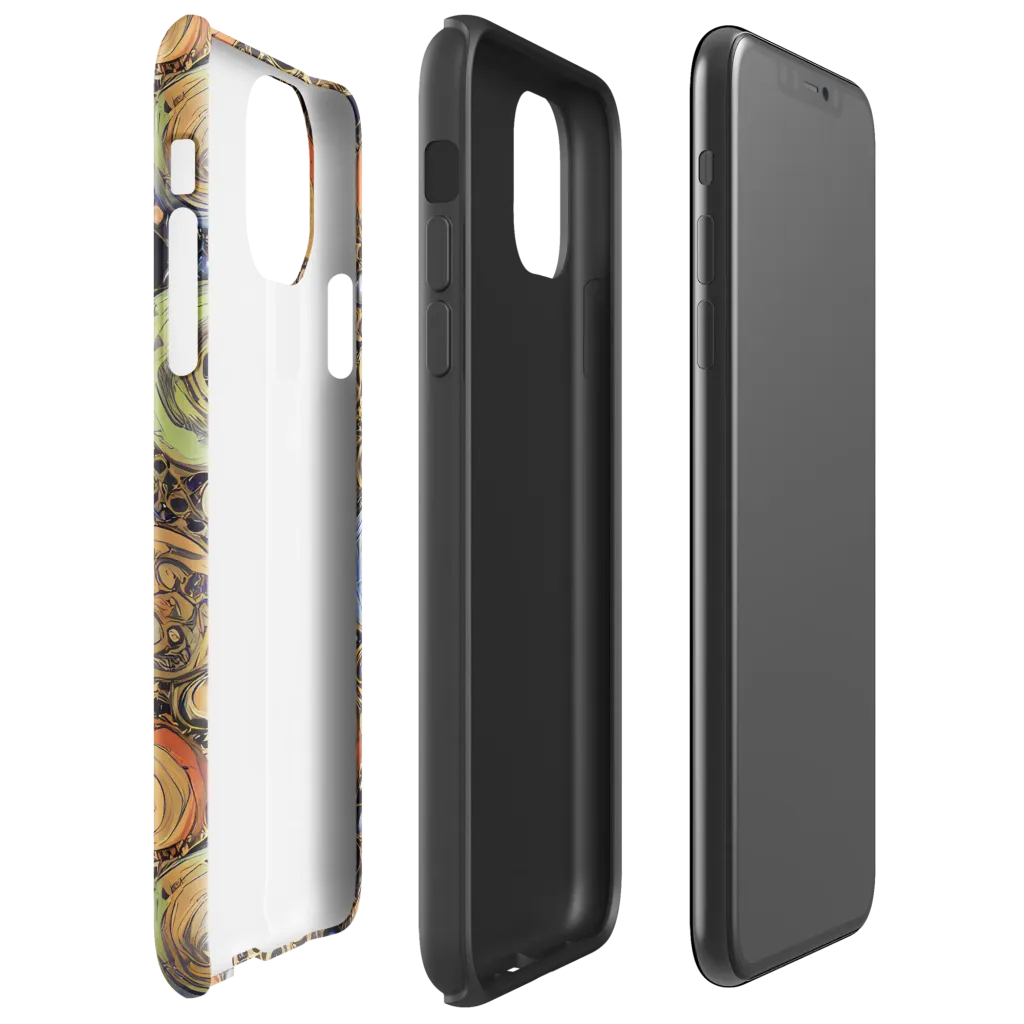 Crescent Echoes on Tough Case for iPhone® — Right