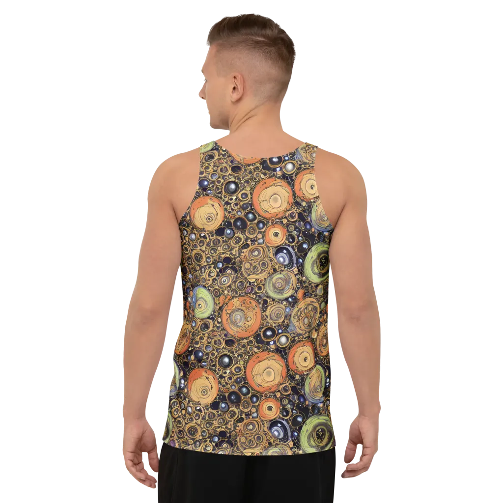 Crescent Echoes on Men's Tank Top — Back