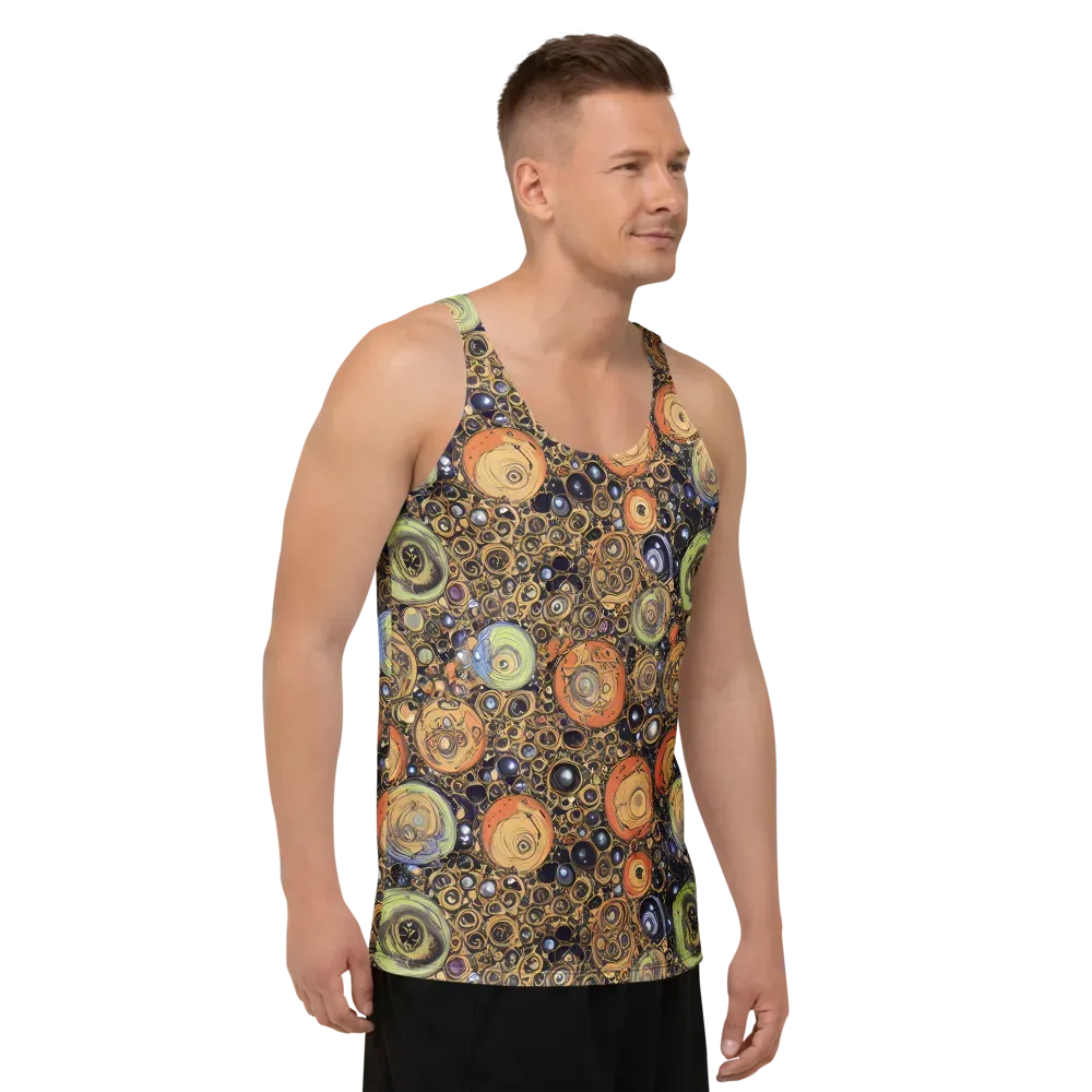 Crescent Echoes on Men's Tank Top — Right Front