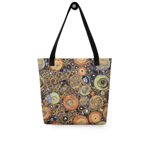 Crescent Echoes on a Tote Bag