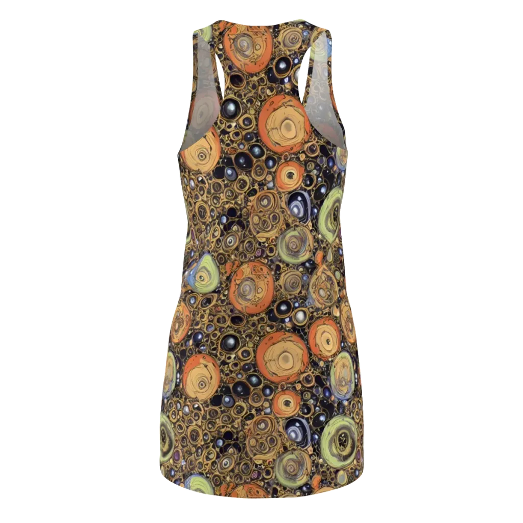 Crescent Echoes on Racerback Dress — Back
