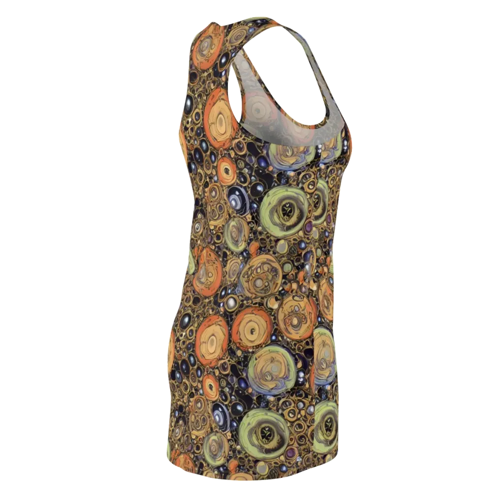 Crescent Echoes on Racerback Dress — Back Side