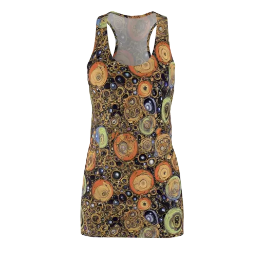 Crescent Echoes on a Racerback Dress