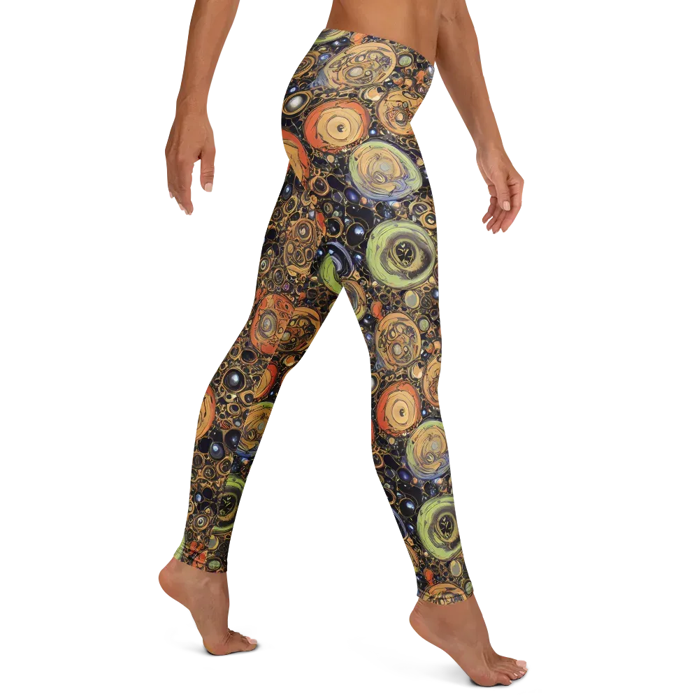 Crescent Echoes on Leggings — Right
