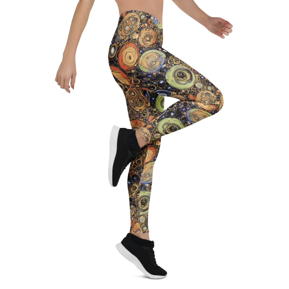 Crescent Echoes on Leggings — Right