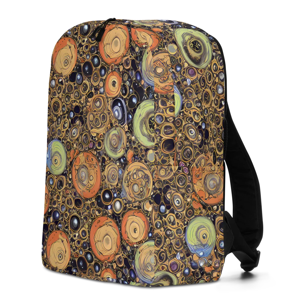 Crescent Echoes on Minimalist Backpack — Left
