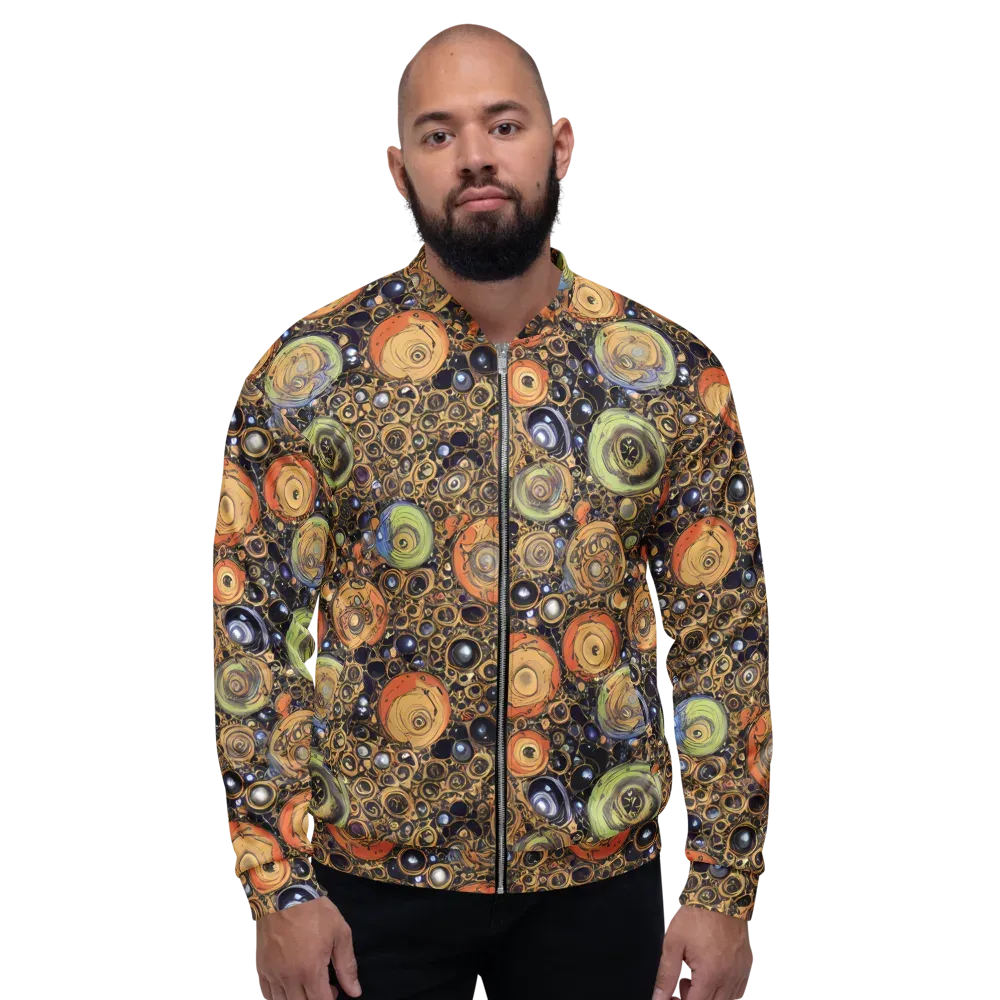 Crescent Echoes on Bomber Jacket — Front