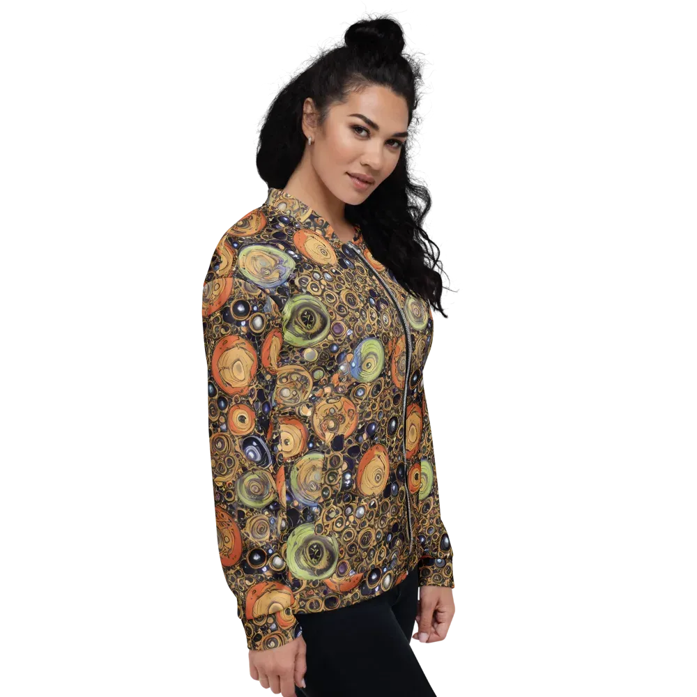 Crescent Echoes on Bomber Jacket — Right