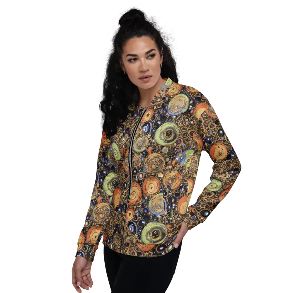 Crescent Echoes on Bomber Jacket — Left