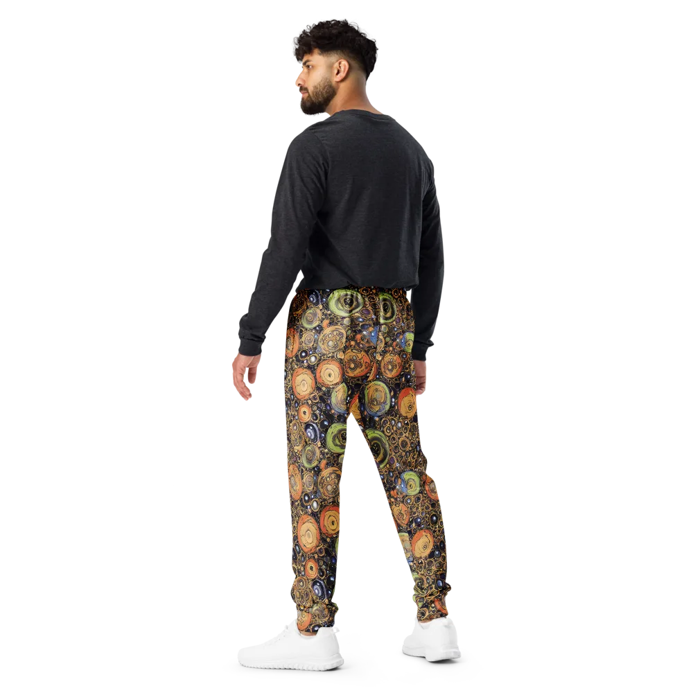 Crescent Echoes on Men's Joggers — Back
