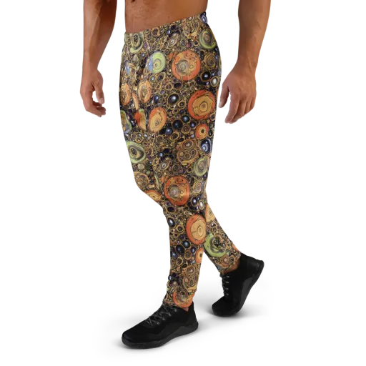 Crescent Echoes on a Men's Joggers