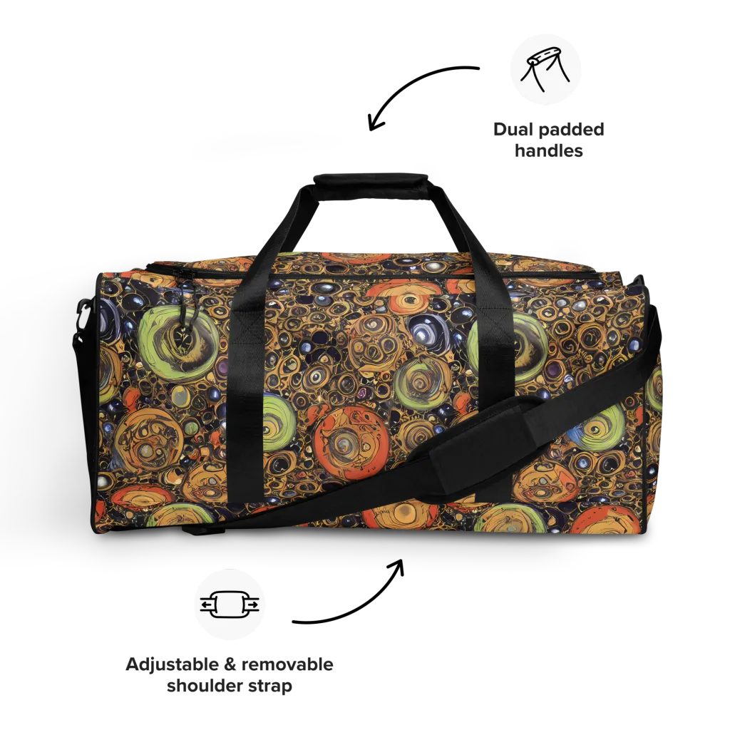 Crescent Echoes on Duffle Bag — Front