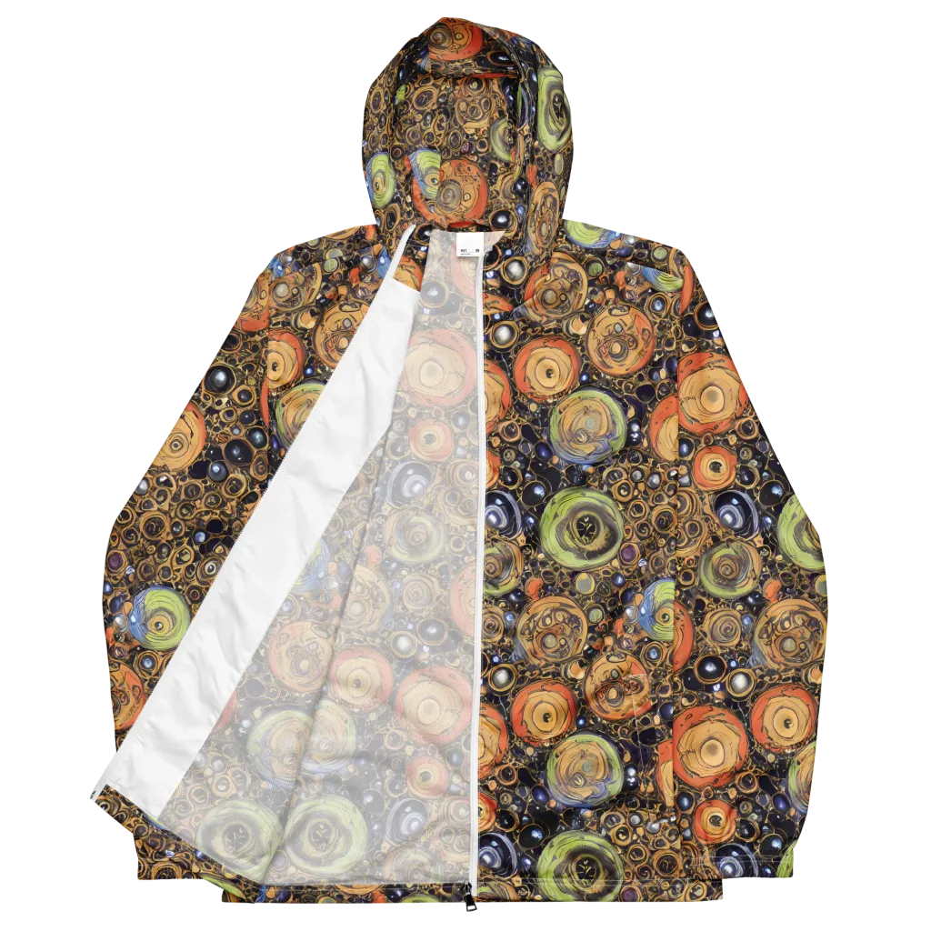 Crescent Echoes on Men's Windbreaker — Front