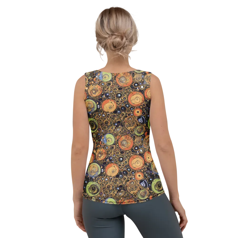 Crescent Echoes on Women's Tank Top — Back
