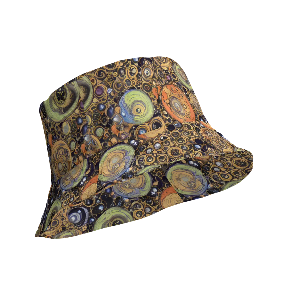 Crescent Echoes on Reversible Bucket Hat — Product details Outside