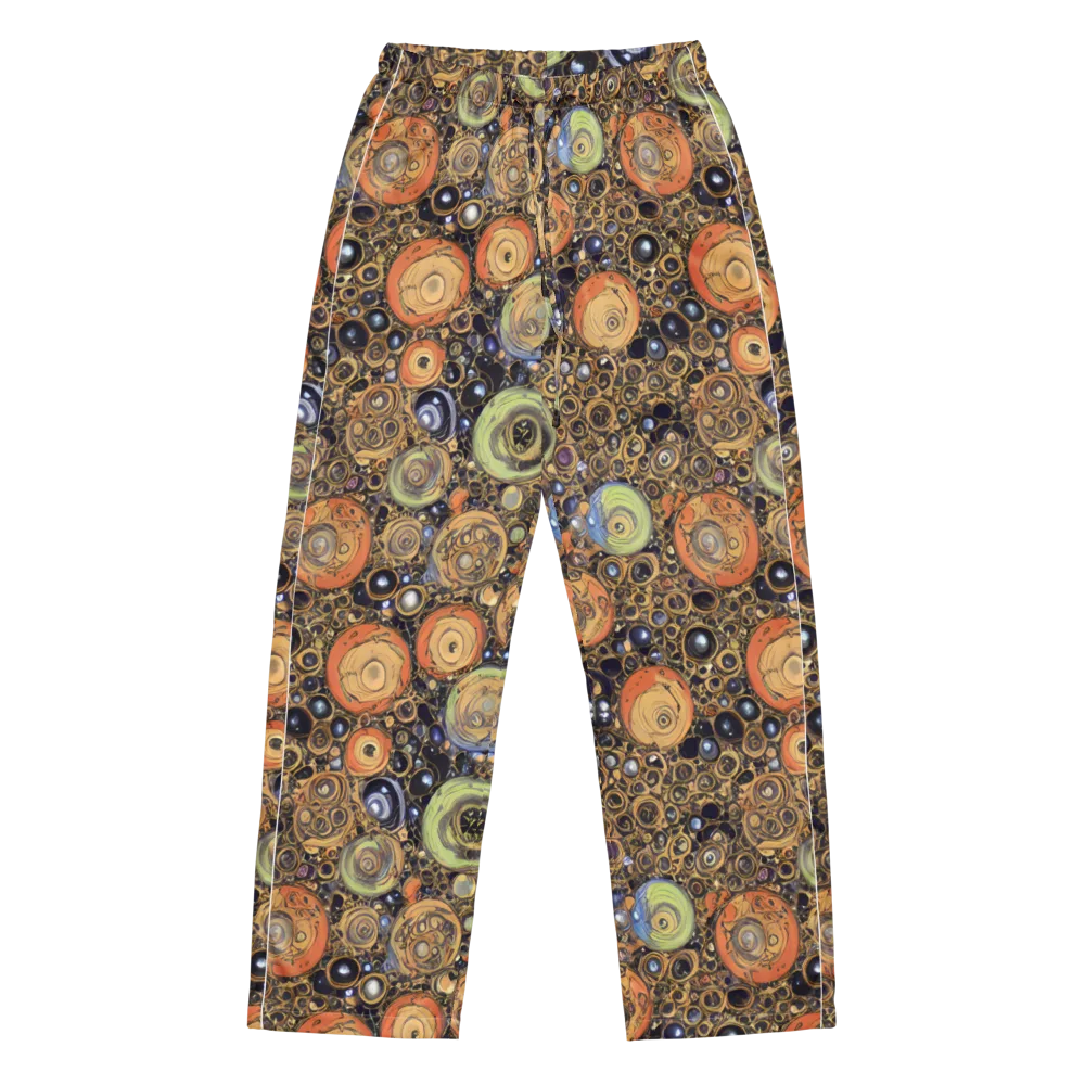 Crescent Echoes on Women's Pajama Pants — Front