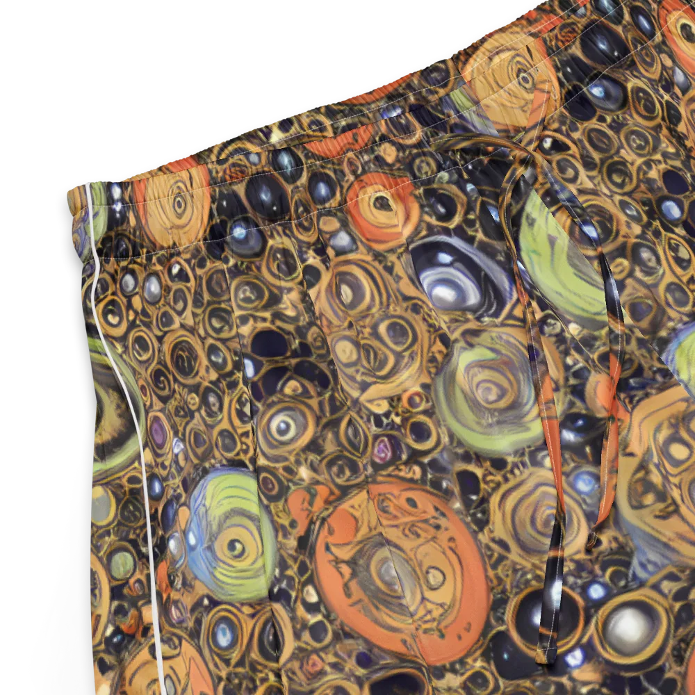 Crescent Echoes on Women's Pajama Shorts — Product details