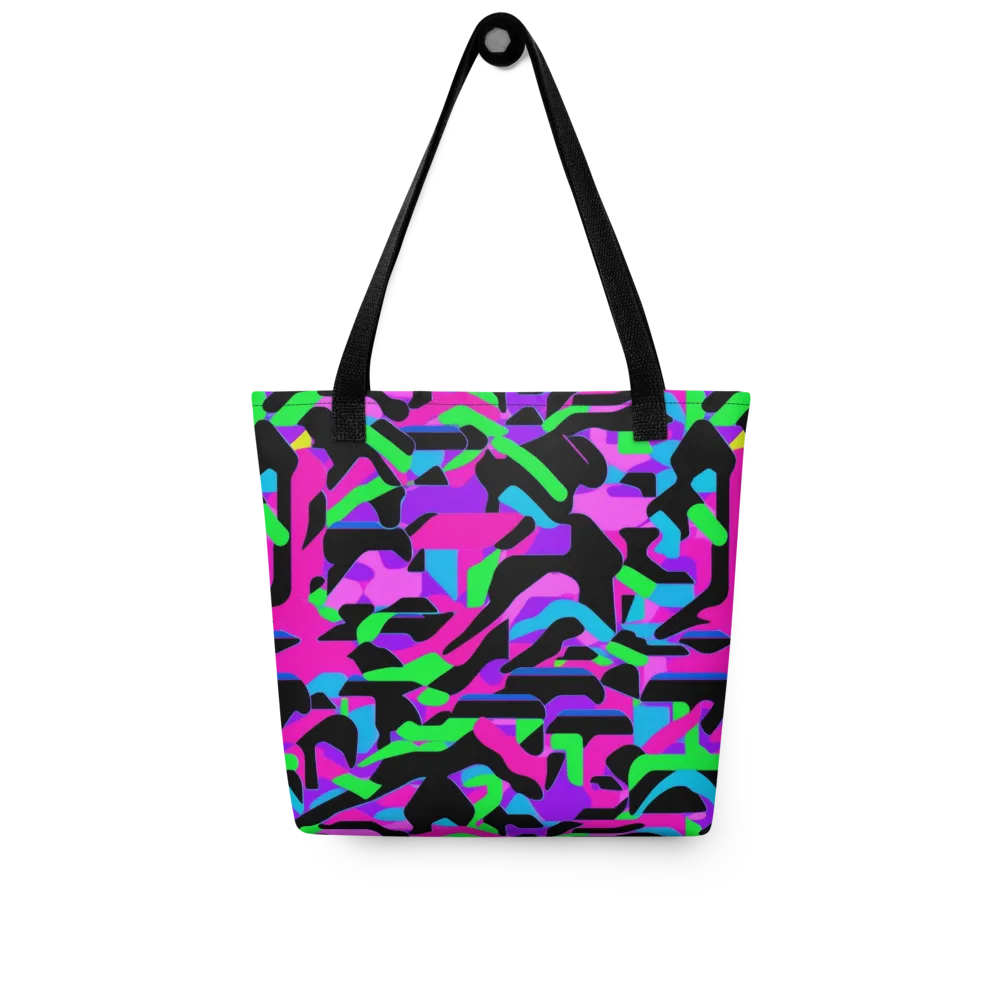 Neon Ink Drift on Tote Bag — Front