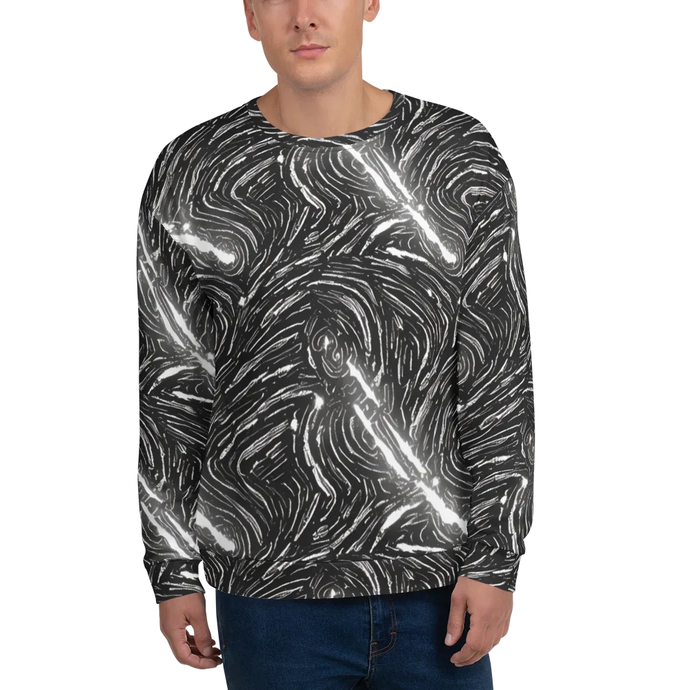 Silver Swirl on Sweatshirt — Front