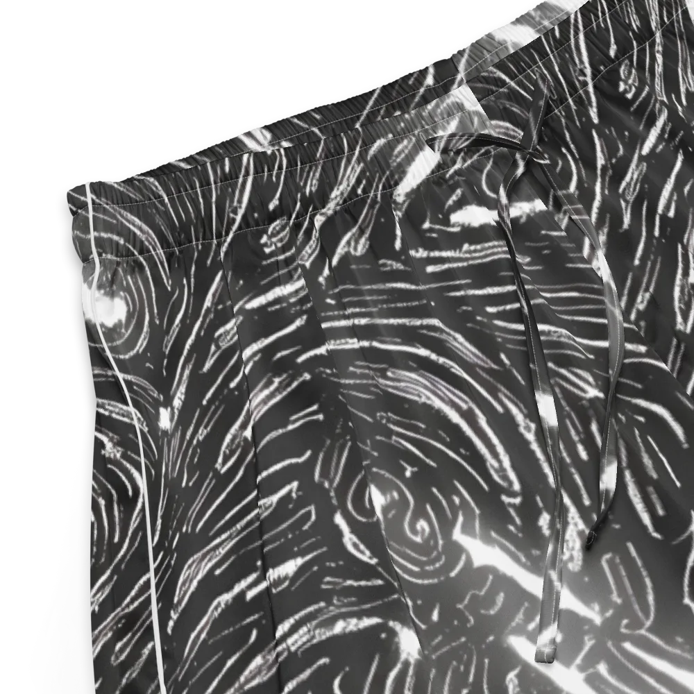 Silver Swirl on Women's Pajama Shorts — Product details