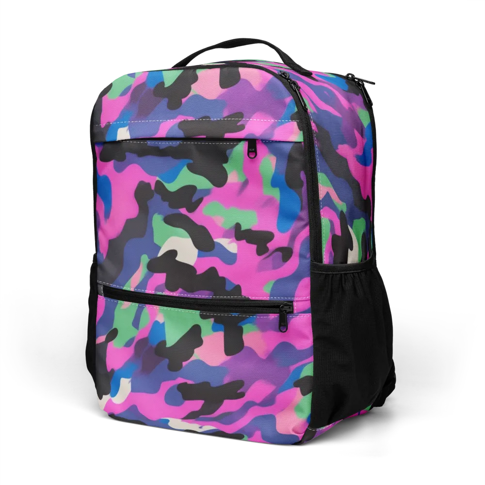 Chromatic Outburst on Utility Backpack — Left Front