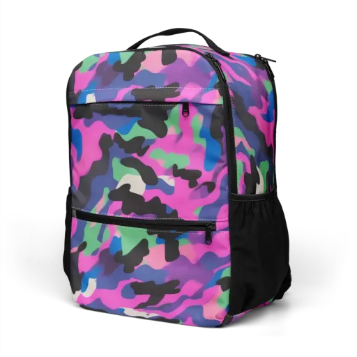 Chromatic Outburst on a Utility Backpack