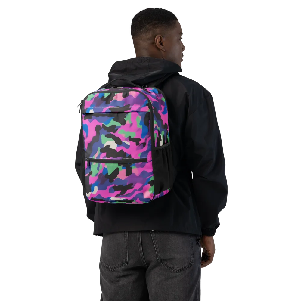 Chromatic Outburst on Utility Backpack — Back