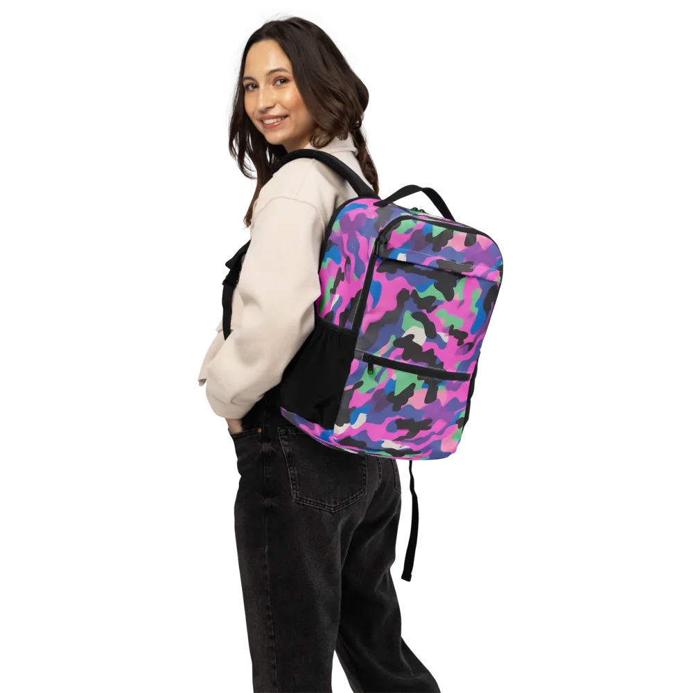 Chromatic Outburst on Utility Backpack — Back