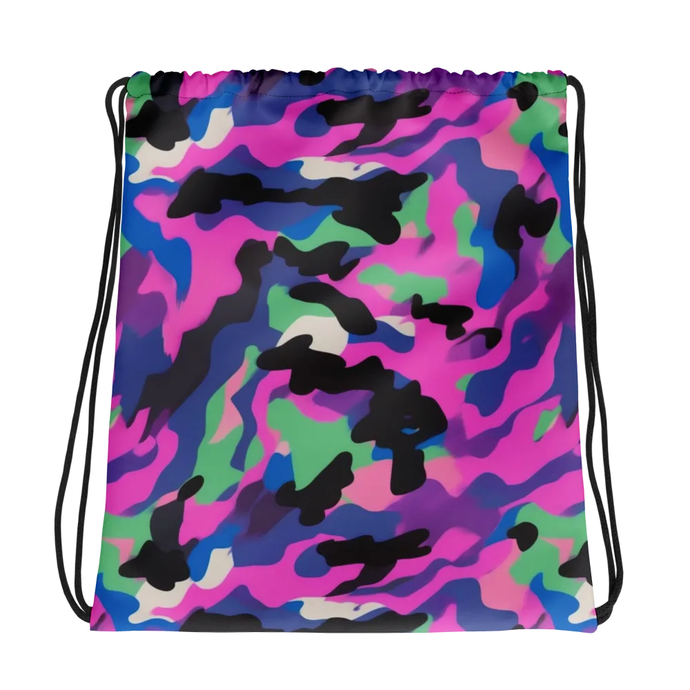 Chromatic Outburst on Drawstring Bag — Photo