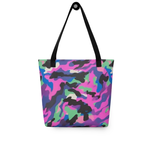 Chromatic Outburst on a Tote Bag