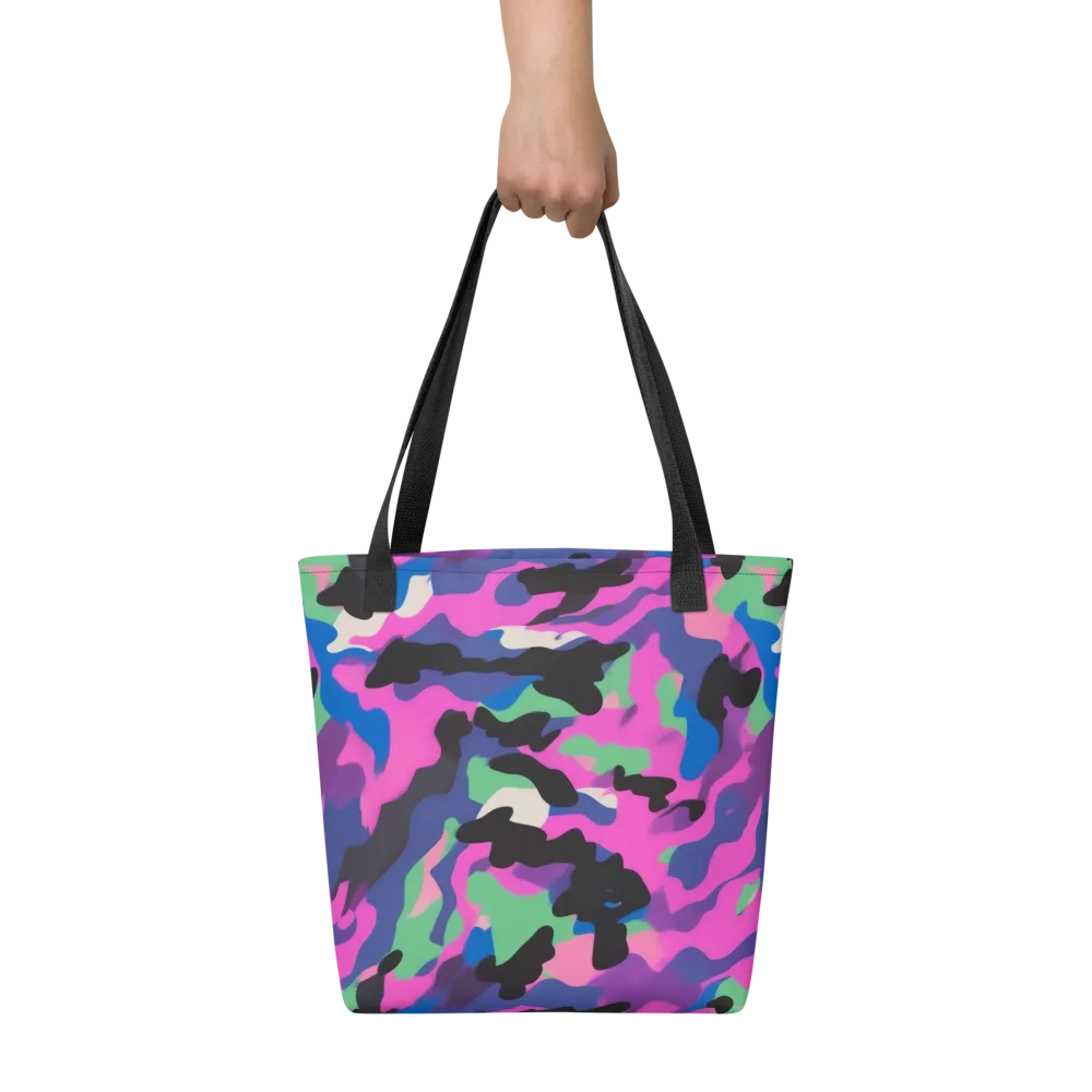 Chromatic Outburst on Tote Bag — Front