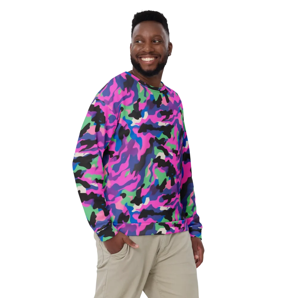 Chromatic Outburst on Sweatshirt — Front