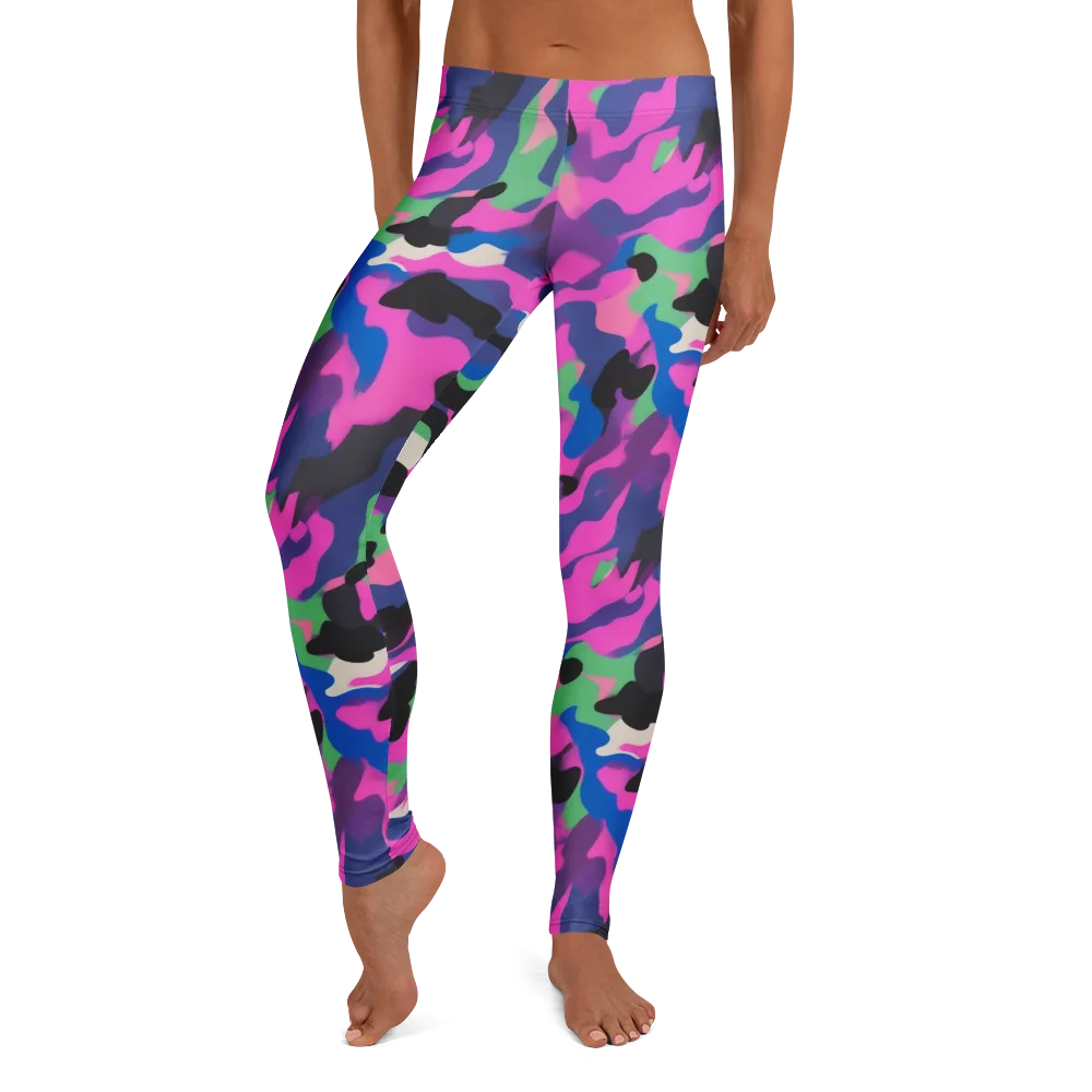 Chromatic Outburst on Leggings — Front