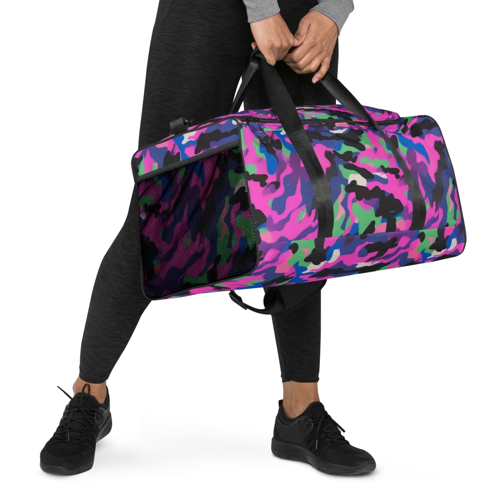 Chromatic Outburst on Duffle Bag — Right Front