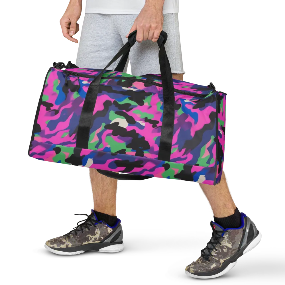 Chromatic Outburst on Duffle Bag — Front