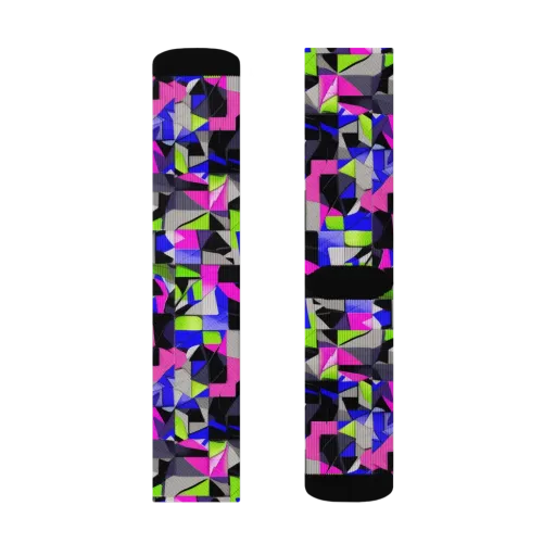 Hypercolor Facets on a Socks