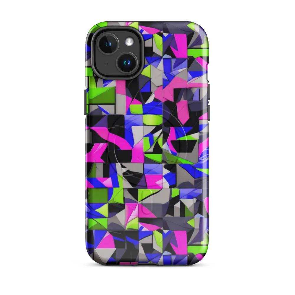 Hypercolor Facets on MagSafe Tough Case for iPhone® — Front