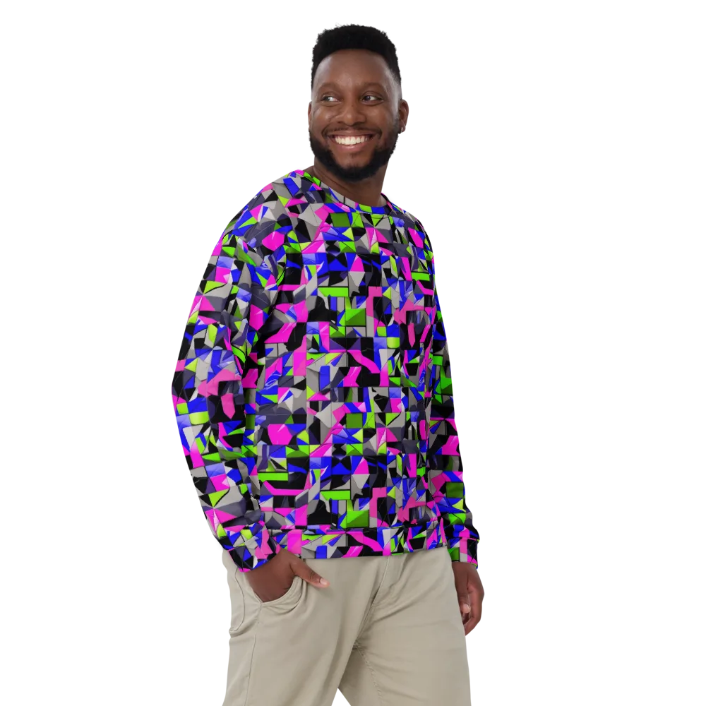Hypercolor Facets on Sweatshirt — Front