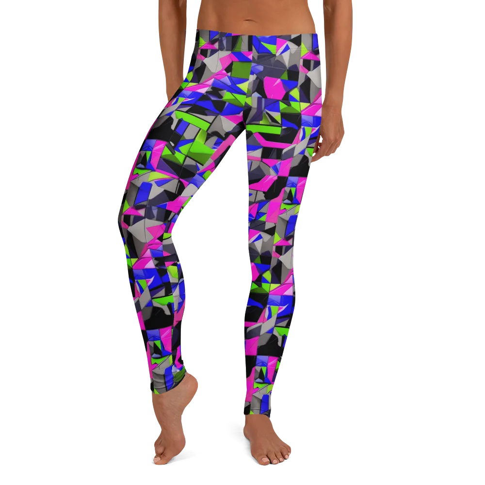 Hypercolor Facets on Leggings — Front