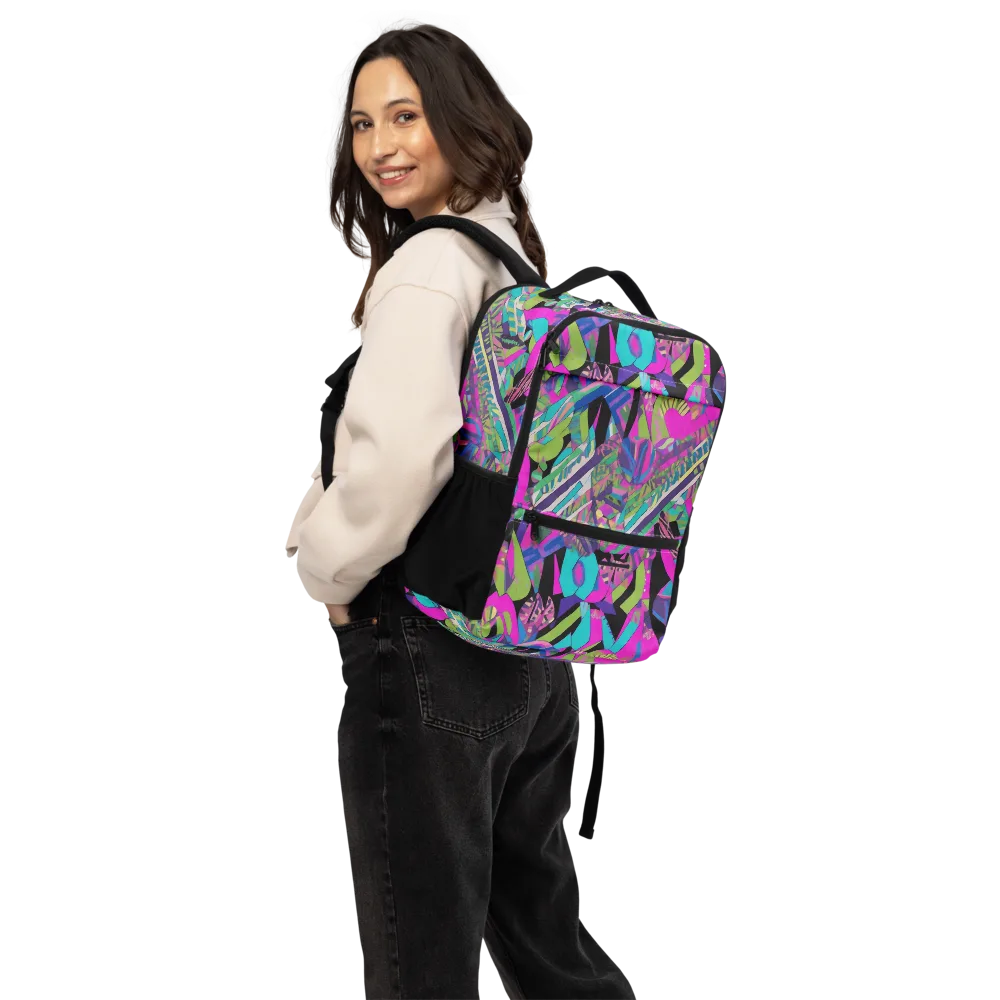 Chromatic Foliage on Utility Backpack — Back